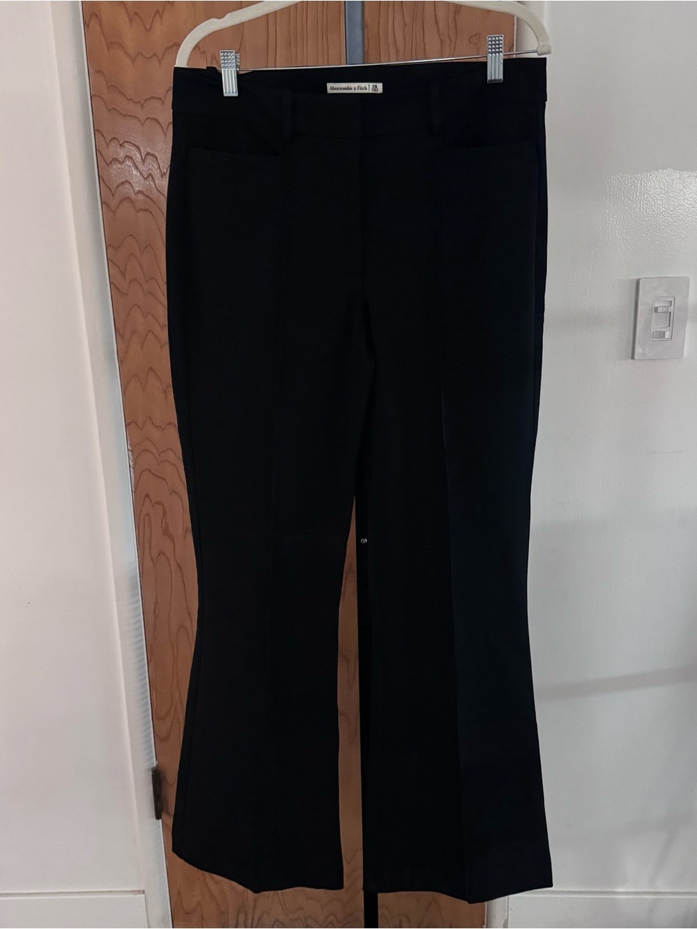 Abercrombie & Fitch Black Bootcut Dress Pants 31 L
